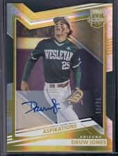 2022 Panini Elite Extra Edition #2 Druw Jones Die Cut Gold Auto /24