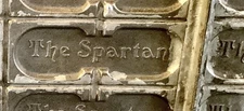 Antique Candy Bar Mold The Spartan Chocolate 1920s Industrial Confectionery