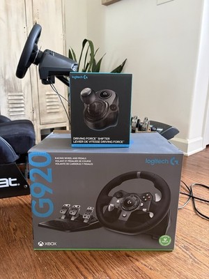 Logitech G920 Racing Wheel, Pedals and Shifter Bundle for Xbox X|S One,PC, PS5/4