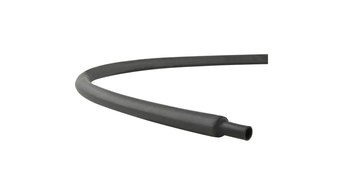 Heat shrinkable tube RC 9.5/4.8 black / 1m /T2UK