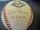 DON LARSEN AND YOGI BERRA DUAL SIGNED PERFECT GAME BASEBALL JSA CERTIFIED
