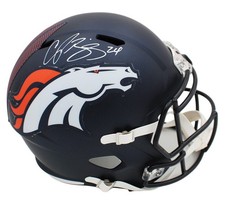 Champ Bailey Signed Denver Broncos Speed Full Size NFL Helmet