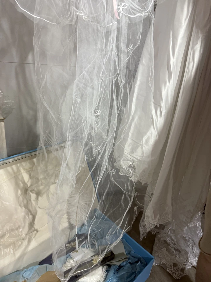 Vestido de novia vintage de estilo de vida de San Martín talla 8 Foto 4 de 4