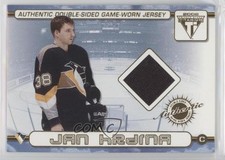 2001-02 Pacific Private Stock Titanium Jan Hrdina Ian Moran #35 11pj