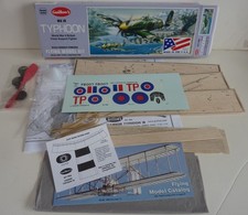 GUILLOW'S HAWKER TYPHOON Mk.IB 18 INCH SPAN RUBBER POWERED FLYING SCALE MODEL