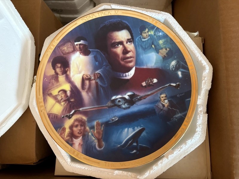 Star Trek IV: The Movie The Hamilton Collection 1994 The Voyage Home PLATE COA