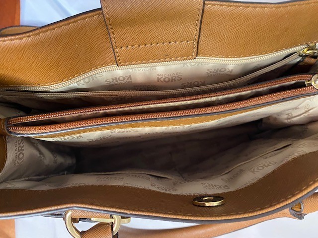 Michael Kors Hamilton Satchel/Shoulder bag in Luggage/Tan Brown/Caramel thumbnail 8