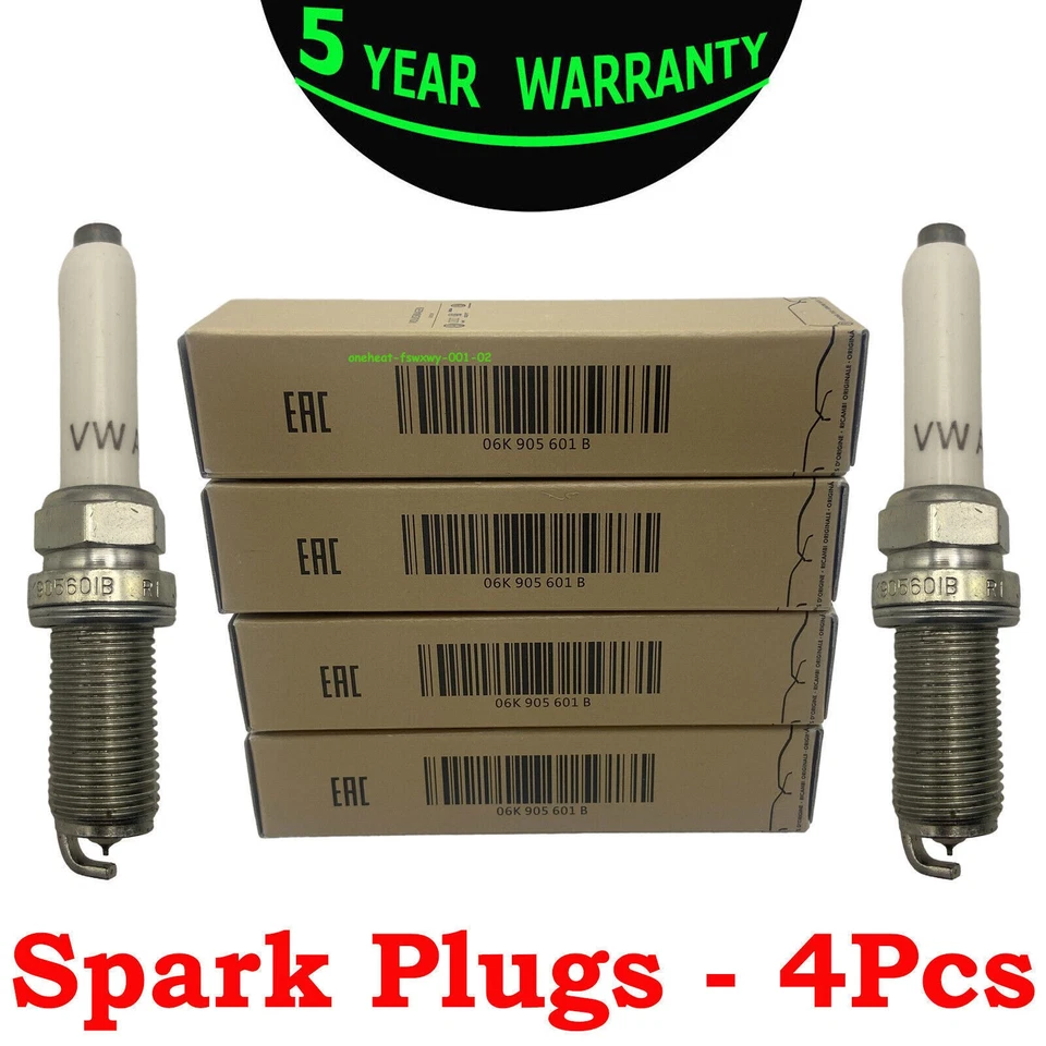Set of 4 06K-905-601B 94833 ngk Spark Plug For A3 A4 A6 Q5 Q7 Macan GTI Golf OEM - Image 3 of 4