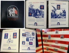 America's March To Freedom Stamp Book history of the U S Independence excellent