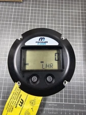 Macnaught M009-2T1 SS Industrial Flowmeter 15-500 LPH w/LCD Display NOS