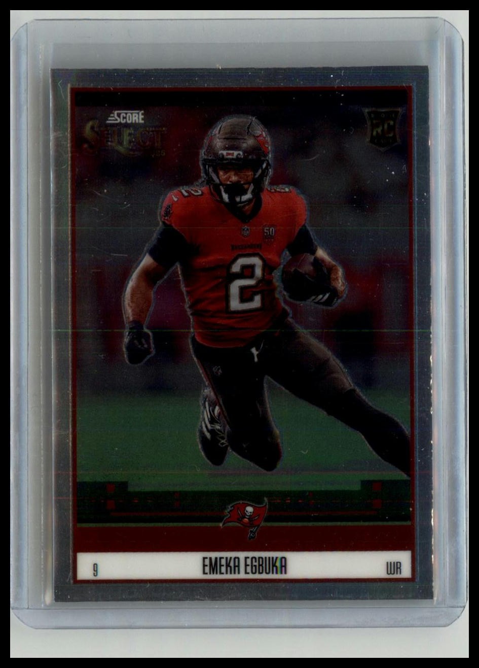 2025 Panini Select #21 Emeka Egbuka Score Select Throwback (RC)