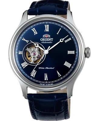 ORIENT Men Analog Automatic Casual Watch Classic Dress Blue Dial Waterproof Roun
