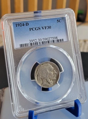 1924-D Buffalo Nickel PCGS VF30