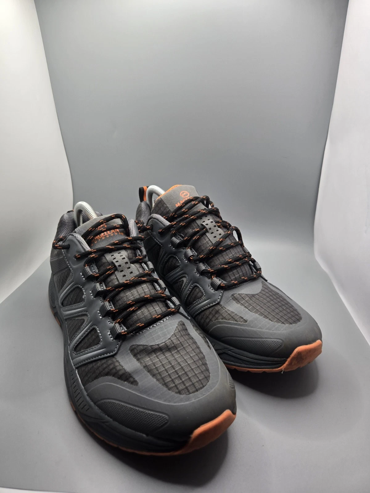 Magellan Trail Running Shoes Men’s 10D Gray Orange Hiking Outdoor Sneakers
