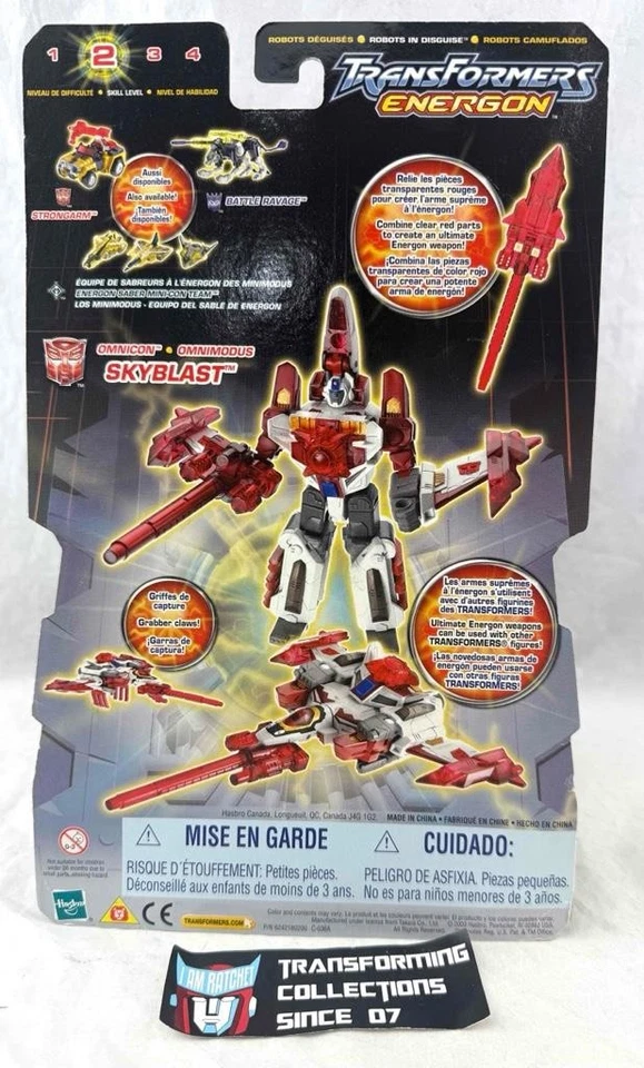 Transformers 2003 Energon Skyblast MOSC - Image 2 of 2