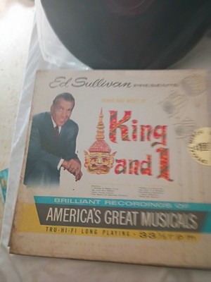 Ed Sullivan Presents Songs and Music of King and I (Vinyl, 1959)- tested