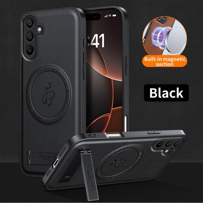 For Samsung Galaxy S26 S25 Ultra S24 S23 S22 Mag Safe Magnetic Slim Leather Case