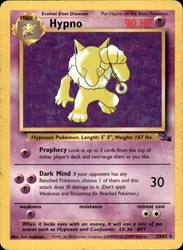 Hypno 23/62 Fossil Rare Non-Holo