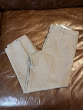 JB Blair Dress Pants 28” Waist Brown Vintage Herringbone Trousers See Pics