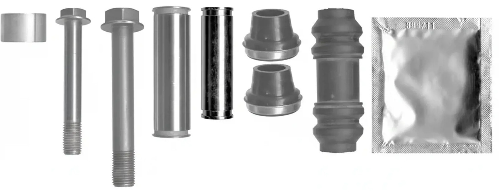 Front QUICK BRAKE 113-1411X Guide Sleeve Kit, brake caliper for ,NISSAN,OPEL,REN - Image 3