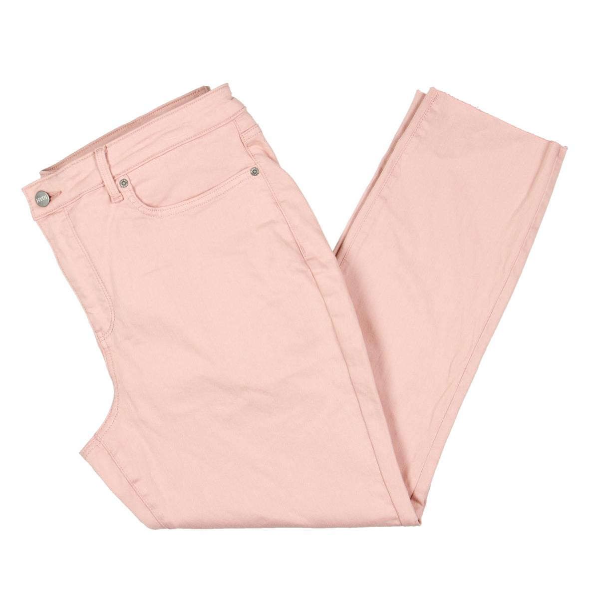 Женские джинсы NYDJ Alina Pink из эластичного хлопка до щиколотки 10 BHFO 1353