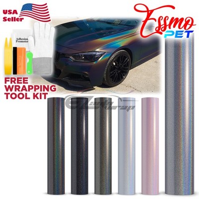 ESSMO PET Laser Flip Gloss Car Auto Vehicle Vinyl Wrap Decal Sticker Sheet Film