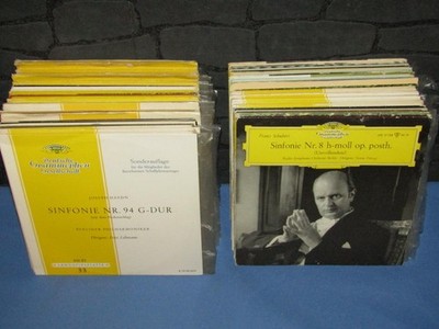 LP Klassik Schallplatten-Sammlung, Classic Vinyl Collection: 88 x 10'' DGG LP's