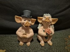 Pigtails Holland Studio Craft Collectibles Bride & Groom