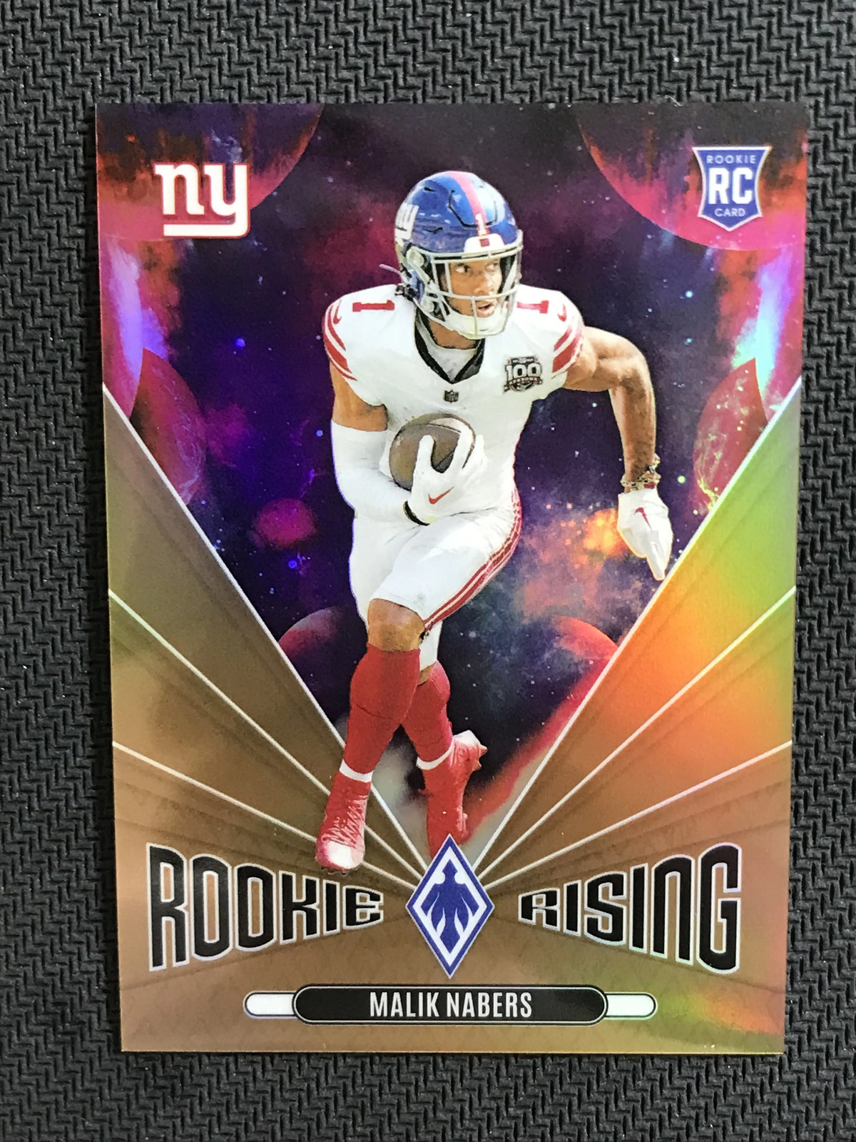 2024 Panini Phoenix RC Rookie Rising Bronze #RR-MNS Malik Nabers /75 HD
