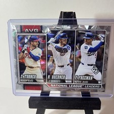 2026 Topps Series 1 #151 National League Leaders Batting Average Diamante Foil