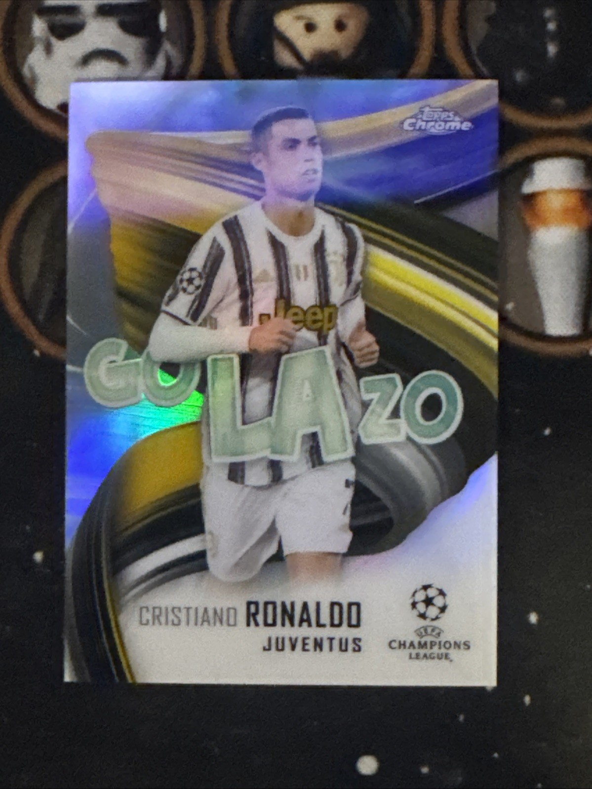 2020-21 Topps Chrome Uefa Cristiano Ronaldo Golazo
