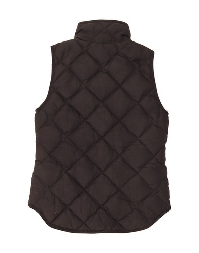 J. CREW Womens Padded Gilet UK 2 2XS Black Polyester NU15 - Picture 2 of 3