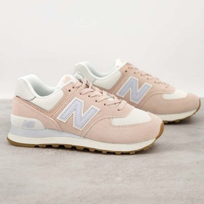 NEW New Balance 574 Women s Tencel Rose Water Sea Salt Sneaker (10)
