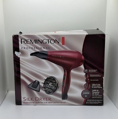 Remington Haartrockner Profi Ionen Silk (2400W, 140km/h, 3 Stylingaufsätze, ange