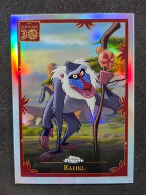 2024 Topps Disney Chrome, Lion King 30th Anniversary, Rafiki, LK-7