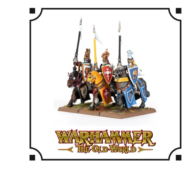 WARHAMMER BRETONNIAN GRAIL Knight Bearer Metal OOP B EUR 29,95 - FR