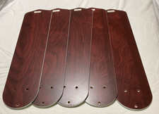 Set of 5 Ceiling Fan Blades 52 Rosewood White...