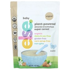 Baby, Plant-Powered Almonds  Buckwheat Super Cereal, 6 Months , Original, 7 oz