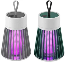 Bug Zapper Indoor, Rechargeable Cordless Portable Mosquito Zapper with Switch