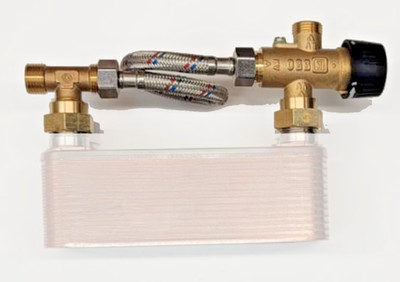 Wärmetauscher MISCHERVENTIL SET - WEBASTO - EBERSPACHER - Warmwasser Diesel Heizung
