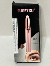 Electric Eyebrow Trimmer Pencil Painless Chargeable Facial Hair Removal Rose