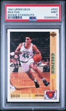 1991 UD ROOKIE STANDOUTS #R23 RICK FOX PSA 9