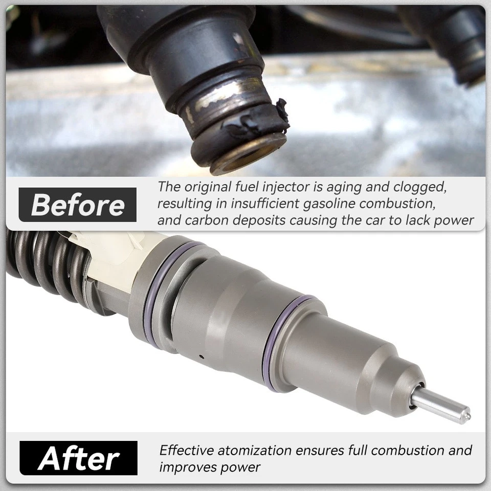 Diesel Fuel Injector For Mack CTP 10.8L 2007 2008 CTP700 Volvo Various - Image 4 of 4