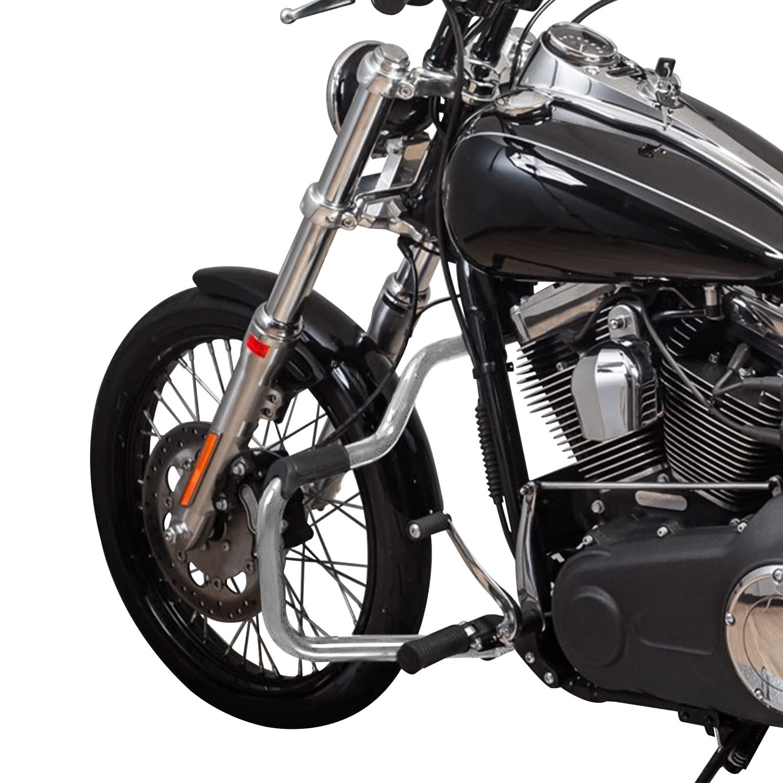 Mofun 1.25" Engine Guard Highway Crash Bar Chrome Compatible with Harley Dyna...