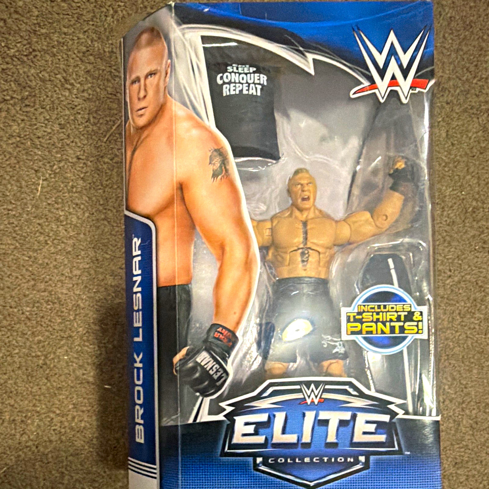 Mattel WWE Elite Collection Brock Lesnar Action Figure Series 30 w/ T-Shirt