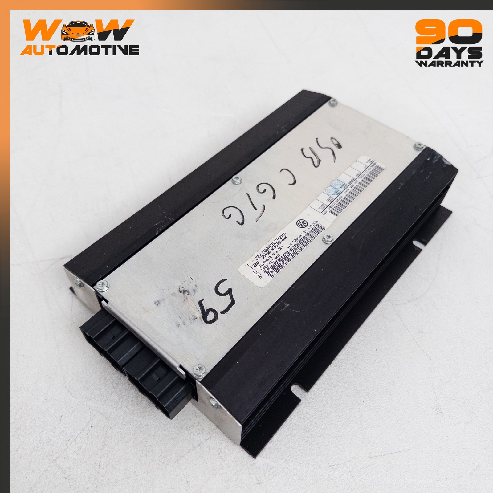 04-10 BENTLEY CONTINENTAL GT PREMIUM AUDIO SOUND SYSTEM AMPLIFIER AMP OEM