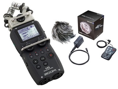 Toller Zoom H5 Recorder inkl. APH-5 Set mit Austauschbarem Mikrofon System