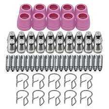 Plasmaschneider Verschlei&szlig;teile Set 60-tlg. AG-60 Pilot 1,0mm Plasmabrenner