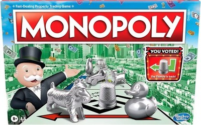 Monopoly Game Family Board Games for 2 to 6 Players 8+ Hasbro Buy Sell Dream 