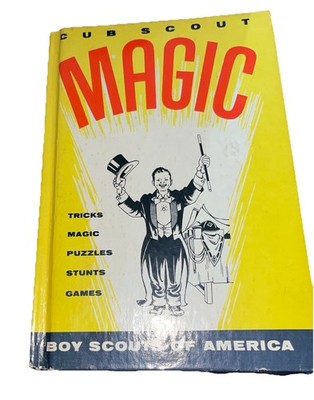 Vintage Cub Scout Magic Book ️1960 Boy Scouts of America Francis J. Rigney 1979